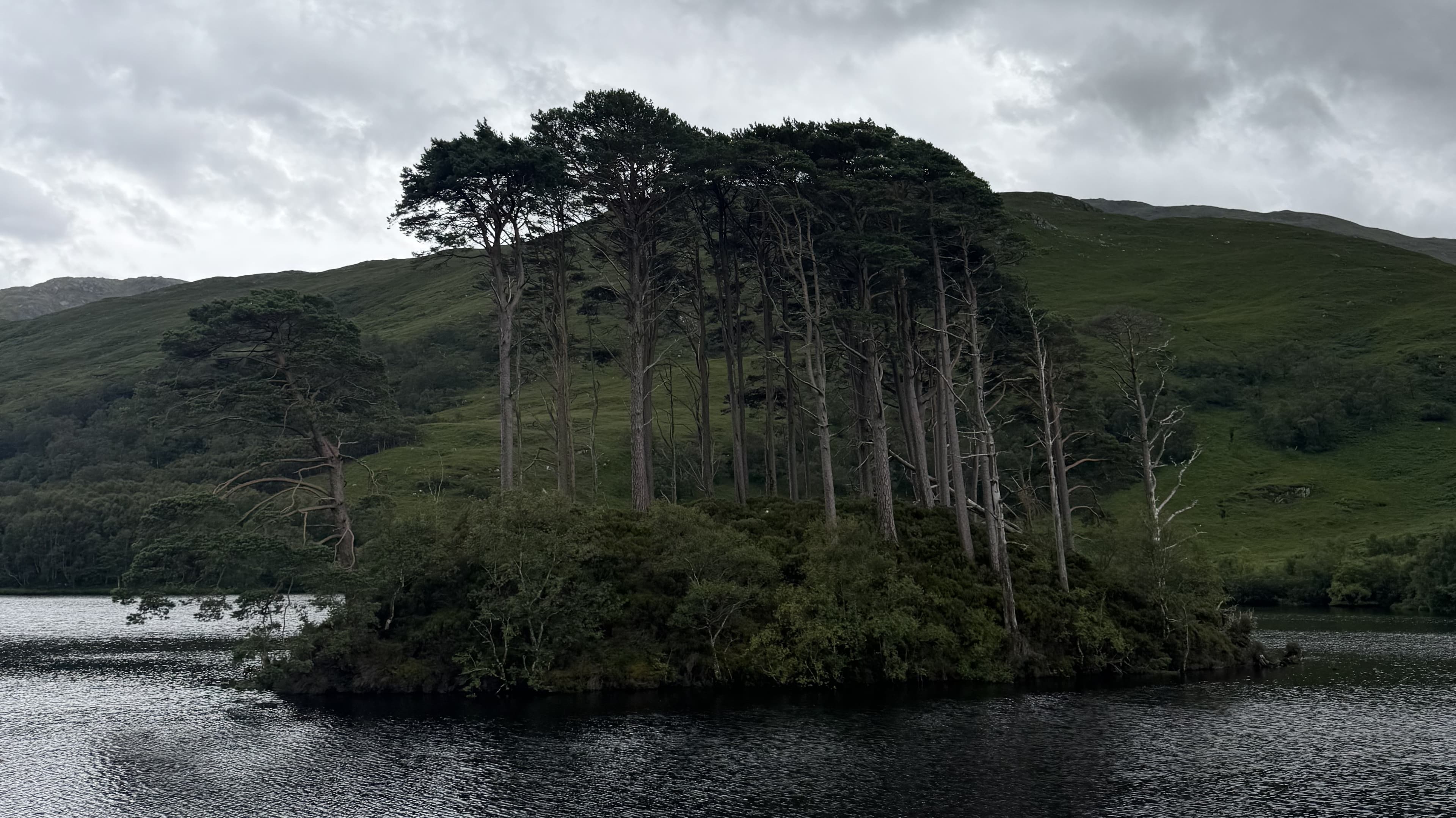 Eilean na Moine on Loch Eilt in the Scottish Highlands